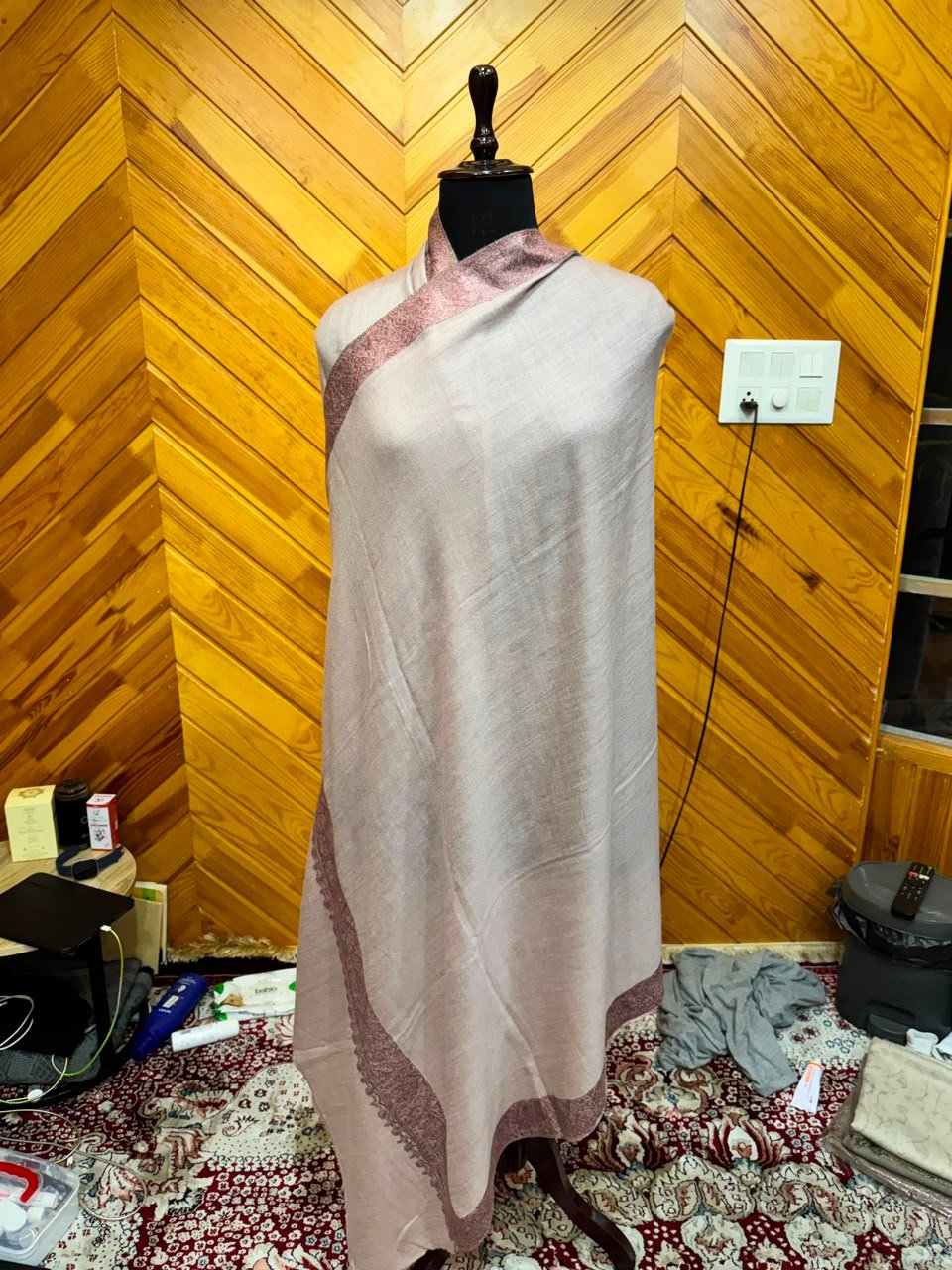 Blush Rose Pashmina Shawl
