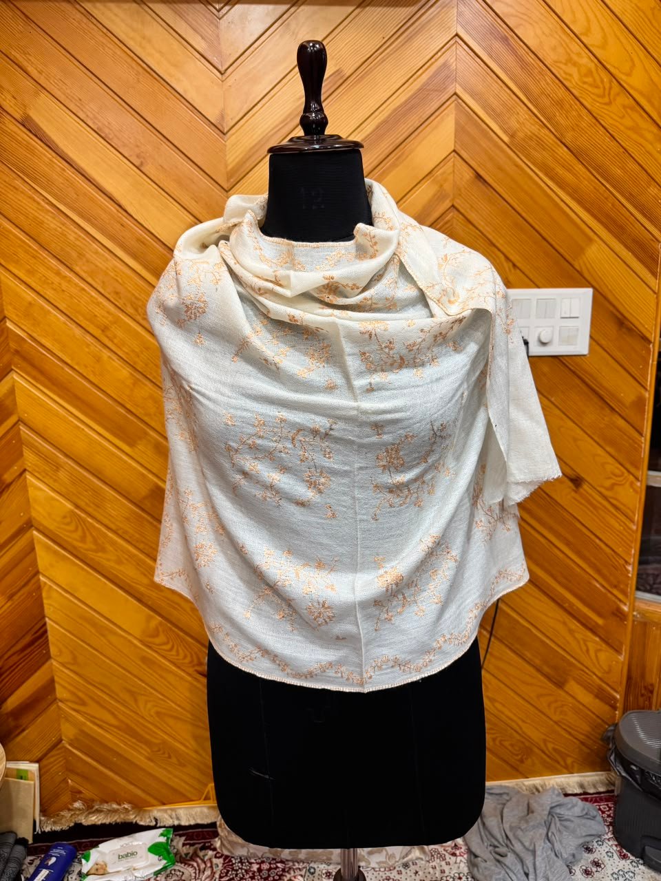 Ivory Wrap Shawl